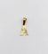 Pendentif Pendentif lettre A vintage en or 18k 58 Facettes A07573