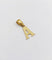 Pendentif lettre A vintage en or 18k 58 Facettes A07573