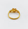 51 Art nouveau - Bague en or rose 18K ciselé 58 Facettes A07575