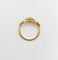 51 Art nouveau - Bague en or rose 18K ciselé 58 Facettes A07575