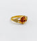 51 Art nouveau - Bague en or rose 18K ciselé 58 Facettes A07575