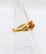 51 Art nouveau - Bague en or rose 18K ciselé 58 Facettes A07575