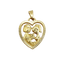 Les Amoureux de Peynet - Pendentif médaille en or 18k 58 Facettes A07576