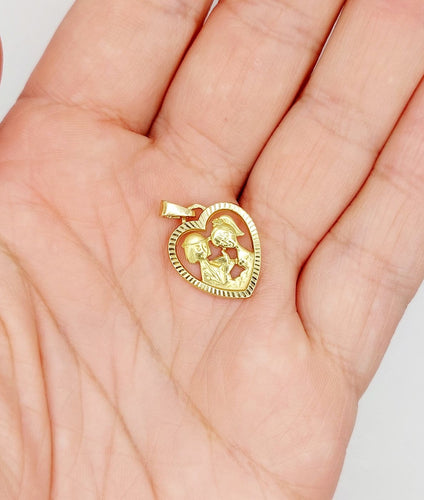 Les Amoureux de Peynet - Pendentif médaille en or 18k 58 Facettes A07576
