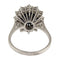 56 Bague en or blanc avec saphir 1,94 ct et diamants 58 Facettes G3994