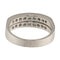 66 Bague jonc en or blanc avec diamants 0,90 ct 58 Facettes G3993