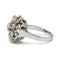 52 Bague marguerite en or blanc 750 et diamant 58 Facettes SA009