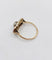 53 Bague marquise Art déco en or rose, diamants et saphirs 58 Facettes A07579