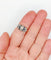 53 Bague marquise Art déco en or rose, diamants et saphirs 58 Facettes A07579