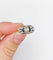53 Bague marquise Art déco en or rose, diamants et saphirs 58 Facettes A07579