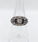 53 Bague marquise Art déco en or rose, diamants et saphirs 58 Facettes A07579