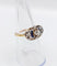 53 Bague marquise Art déco en or rose, diamants et saphirs 58 Facettes A07579