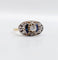 53 Bague marquise Art déco en or rose, diamants et saphirs 58 Facettes A07579