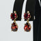 Boucles d'oreilles Parure boucles d’oreilles et pendentif en or jaune, grenats et diamants 58 Facettes S002