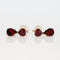 Boucles d'oreilles Parure boucles d’oreilles et pendentif en or jaune, grenats et diamants 58 Facettes S002