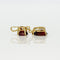 Boucles d'oreilles Parure boucles d’oreilles et pendentif en or jaune, grenats et diamants 58 Facettes S002