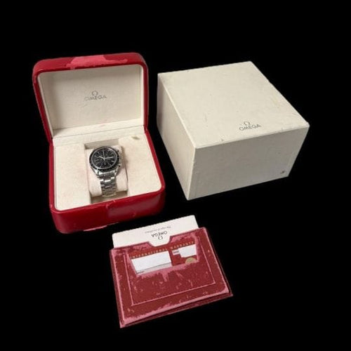 Montre Omega Speedmaster Day-Date - Montre chronographe en acier 58 Facettes MT45383