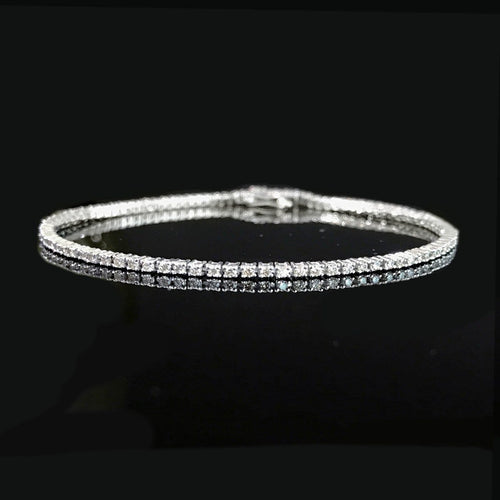 Embrace - Bracelet tennis en platine et diamants 1,0 ct 58 Facettes GBT1260PT