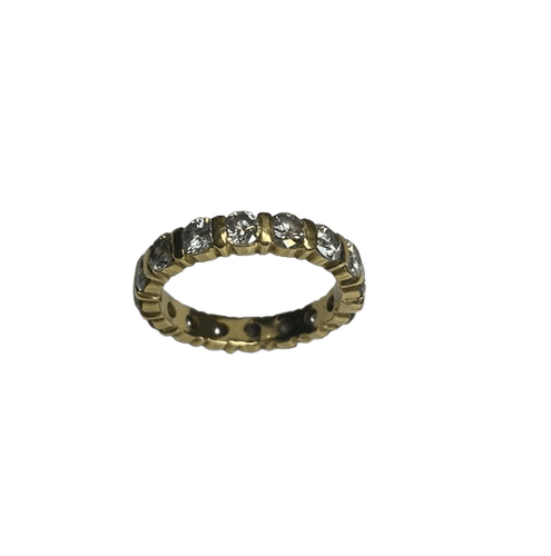 53 Alliance américaine - Bague en or jaune 18K et diamants 58 Facettes BOP/260054