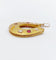 Pendentif fer à cheval en or 18k, perles et verres rouges 58 Facettes A07533