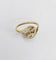 55 Bague toi et moi antique en or 18k, platine et diamants 58 Facettes A07523