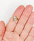 55 Bague toi et moi antique en or 18k, platine et diamants 58 Facettes A07523