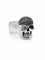 Bague 64 Bague tête de mort en or gris palladié et diamants 58 Facettes 40