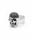 Bague 64 Bague tête de mort en or gris palladié et diamants 58 Facettes 40