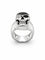 Bague 64 Bague tête de mort en or gris palladié et diamants 58 Facettes 40