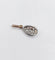 Pendentif antique en or blanc, platine et diamants taille ancienne 58 Facettes A07518