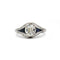 54 Art déco - Bague en platine, diamant central et saphirs 58 Facettes SA024
