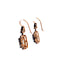 Boucles d'oreilles vintage en or, argent, aigues-marines et diamants 58 Facettes 50483