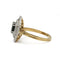 61 Art déco - Bague en or 18K, diamants et saphir 58 Facettes SA030