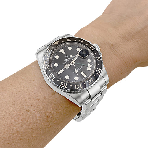 Montre Rolex GMT-Master II - Montre homme en acier 58 Facettes 35733