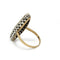 Bague 52 Bague marquise ancienne en or jaune, diamants et saphirs 58 Facettes SA038