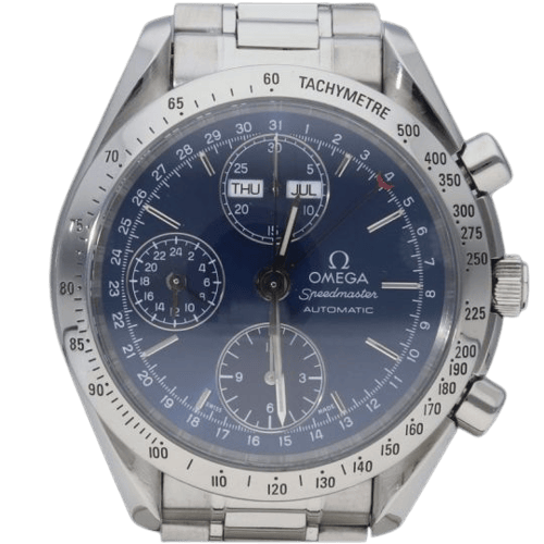 Omega Speedmaster - Montre Day-Date Chronograph en acier