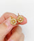 Dormeuses marguerite antiques en or rose 18k, diamants et perles 58 Facettes A07489