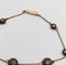 Bracelet victorien en or 18k, argent et diamants taille rose 58 Facettes A07480