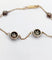 Bracelet victorien en or 18k, argent et diamants taille rose 58 Facettes A07480
