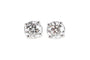 Boucles d'oreilles en or blanc et diamants 1,02 ct 58 Facettes 13402