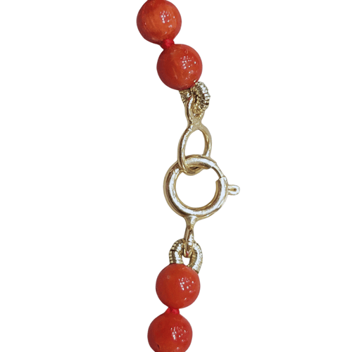 Collier Collier en or 18K et corail 58 Facettes COV1289