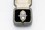 52 Art Déco - Bague en platine, diamant 0,80 ct et perle 58 Facettes 13416