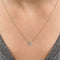 Embrace - Collier solitaire en or 18 carats et diamant 58 Facettes GPD1034YG