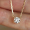 Embrace - Collier solitaire en or 18 carats et diamant 58 Facettes GPD1034YG