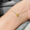 Collier en or 18 carats et diamant jaune ovale 0,50 ct 58 Facettes GPD1023YG-1