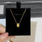 Collier en or 18 carats et diamant jaune ovale 0,50 ct 58 Facettes GPD1023YG-1