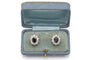 Boucles d'oreilles en or blanc, saphirs et diamants 58 Facettes 13489