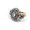 53 Bague en or jaune et argent avec diamants 58 Facettes 444/26 A