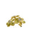 Ensemble boucles d'oreilles et pendentif-broche en or jaune, or blanc et diamants 58 Facettes PA1522