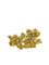 Ensemble boucles d'oreilles et pendentif-broche en or jaune, or blanc et diamants 58 Facettes PA1522